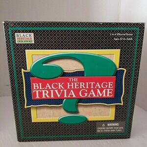 The Black Heritage Trivia Game Black History And Culture Age 10 Up 2 To 4 Player